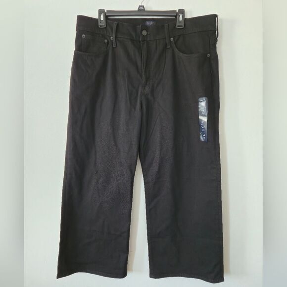 NWT J.Crew Factory Wide-leg Crop Jeans - Picture 1 of 5